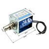 sourcing map DC 12V 60N 10mm Stroke Pull Push Type
