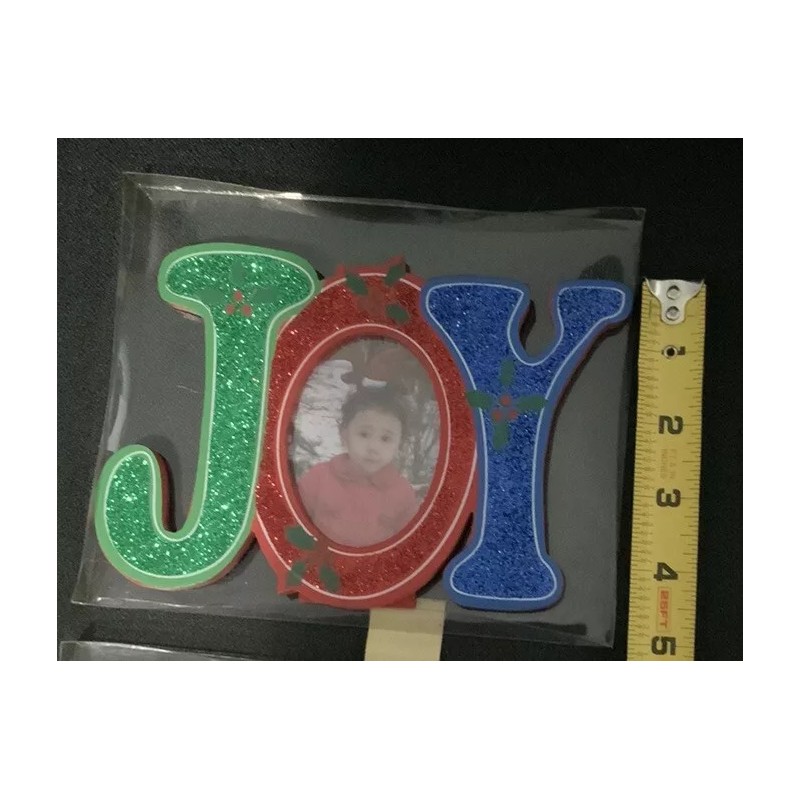 JOY Holiday Photo Frame 5" NEW