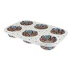 Blue Rose Polish Pottery Tara Muffin Pan