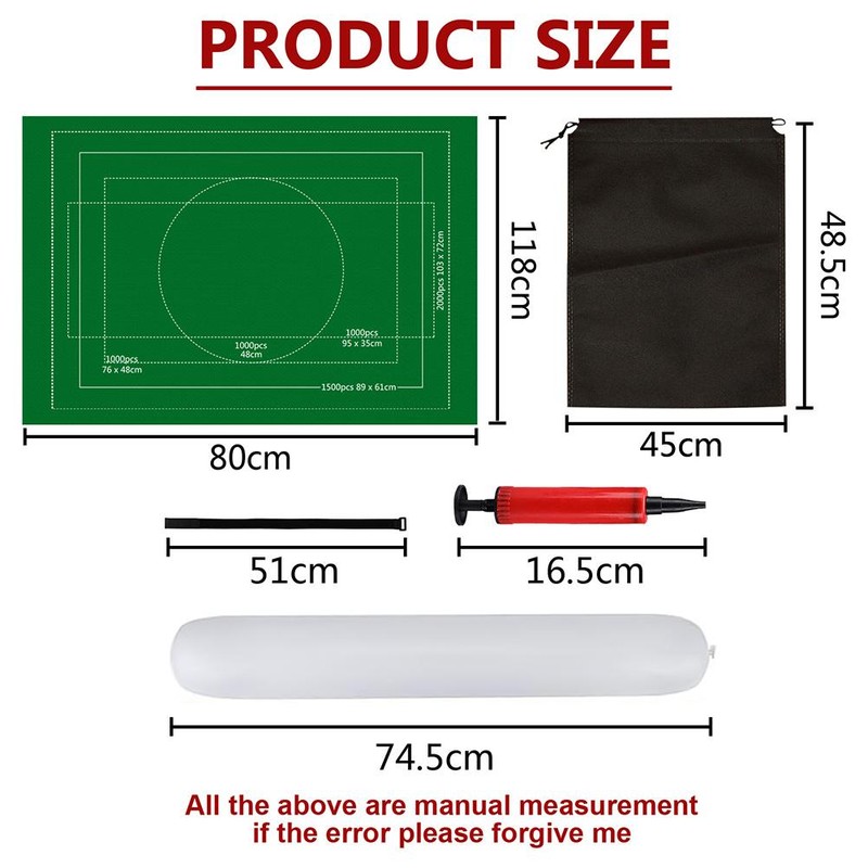 Puzzle Mat Roll Up Jigsaw Puzzle Pad Puzzle Storage Felt