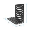 CAMVATE L-Shaped Cheese Plate Extension Platform with Anti-twist Pin Hole