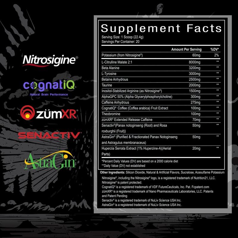 UXO Supplements: SEND IT v2 (Loaded Daily Driver Preworkout: Pump,