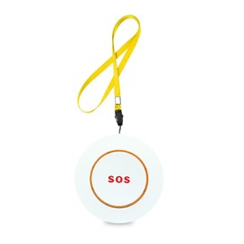 PILSAMAS Wireless Call Button - Panic Button Only, Smart WiFi HUB Rquired - No Monthly Fee, Emergency Alert Button for Seniors at Home