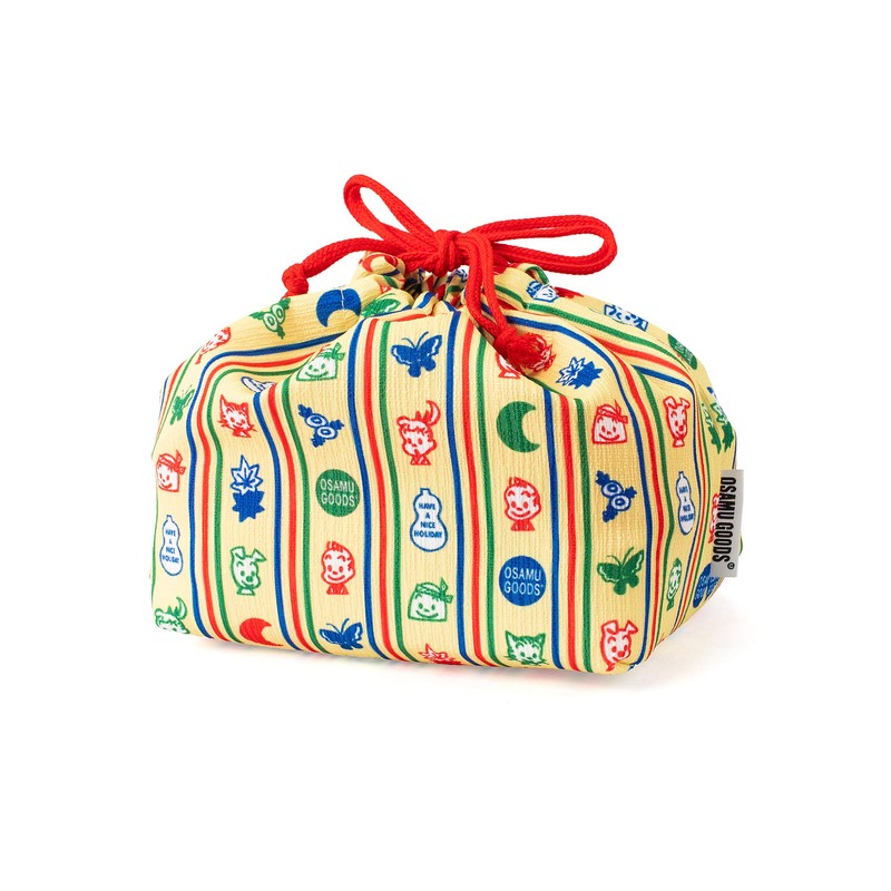 Crane Workshop OSAMU GOODS CKOS010-2 Lunch Drawstring Yellow, 11.0 x