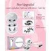 Geecent Upgrade Magnetic Eyelashes with Applicator Reusable Soft Cat Eye