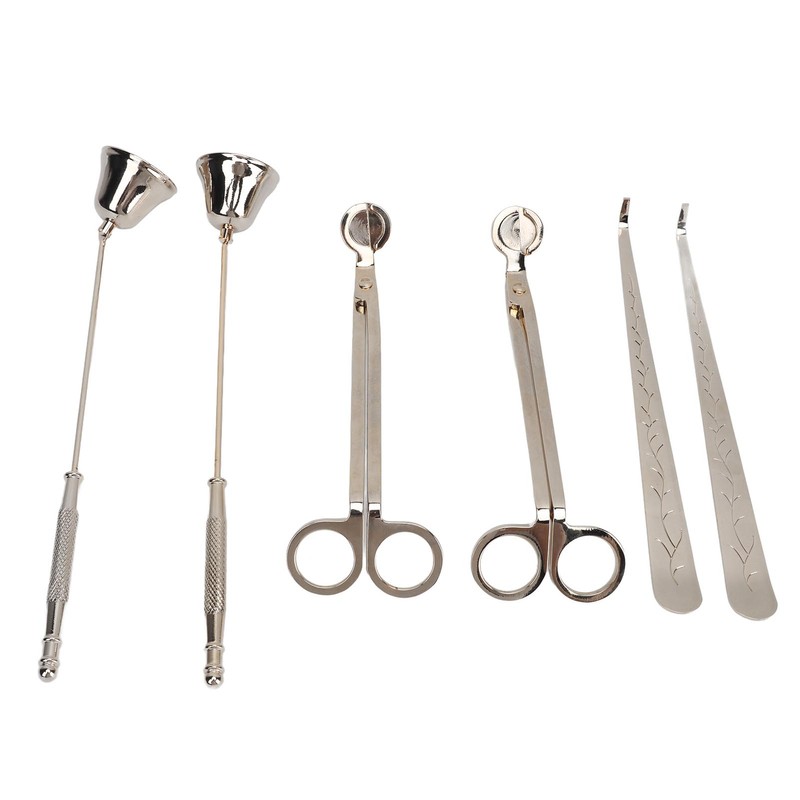 6PCS Candle Accessory Set Wick Trimmer Wick Dipper Candle Snuffer