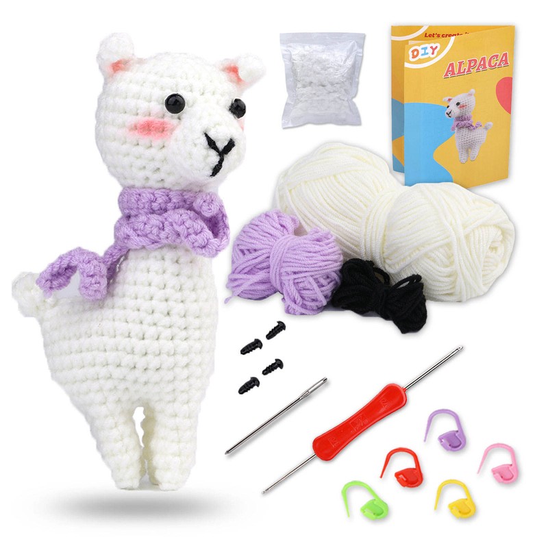 Beginner Crochet Kit DIY Innovative Fun Educational Crochet Animal Kit