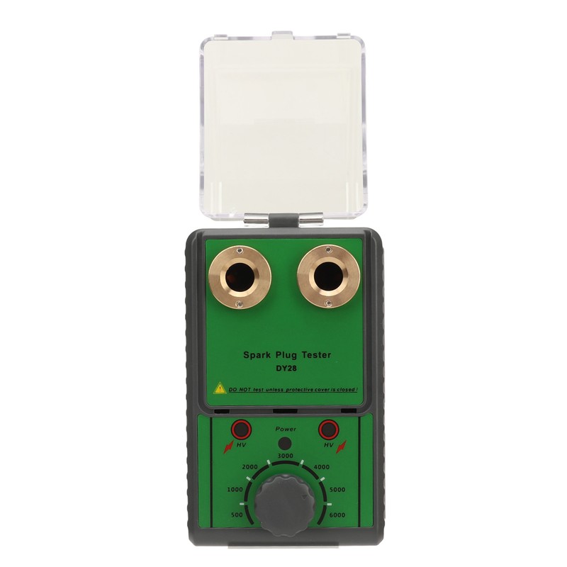 Double Hole Spark Plug Tester Adjustable Frequency Engine Ignition Analyzer