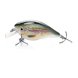 Codaicen Bait Fish Crankbait for Bass Fishing Fishing - Life-Like Bass Fishing Lures - Predatory Swimbait Fishing Lures - Catches Bass, Walleye, Pike (Baby Trout)