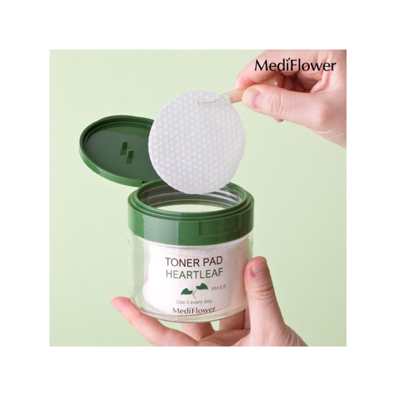 Mediflower 메디플라워 어성초 토너 패드+센텔라 파하 패드 Mediflower Mugwort Toner
