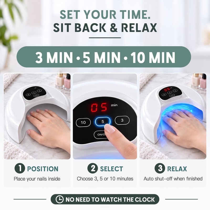 Nail Fungus Laser Device, Rechargeable for Multiple Fingernails & Toenails