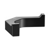 Keuco Double Metal Black Matt Square Bathroom Towel Hook with