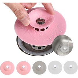 5PC Tapones de Drenaje de Silicona 2 en 1