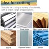 125mm Wood Hole Saw, Extra Solid HSS Bi-Metal Drill Bit