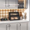 STDDRE Bread Box for Kitchen Countertop Bin Double Layer Bread