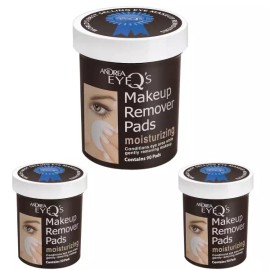Andrea 안드레아 큐의 보습 메이크업 리무버 패드 90개(3팩) Andrea Eye Q Moisturizing Makeup Remover Pads 90 EA (3 Packs)