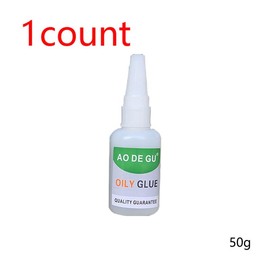 Upgrade to Large Capacity Welding High Strength Oily Glue,Universal Super Glue,Strong Plastic Glue Fast Repair and Curing for Metals, Plastics,with Anti Clog Cap,Strong Adhesive Waterproof Adhesive for Faux Leather,Metals,Wood,Plastics,Rubber:_1count(50g)