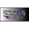 Razor Pro Spec Dirt Rocket Graphics kit decals  THICK AND HIGH GLOSS ......
