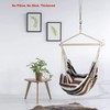 Hanging Rope Swing Chair Canvas Thickened Dormitory Hanging Chair for