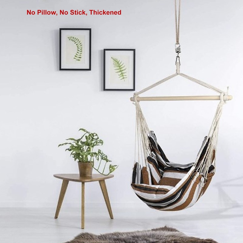 Hanging Rope Swing Chair Canvas Thickened Dormitory Hanging Chair for