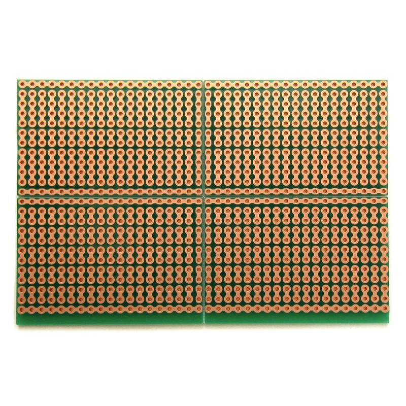 SB4 Snappable PC BreadBoard, Scored PCB, Snaps Into 4 Small