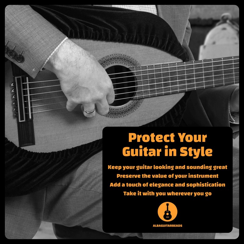 Alba GB Dust Cover - Black Protective Cover for Classical