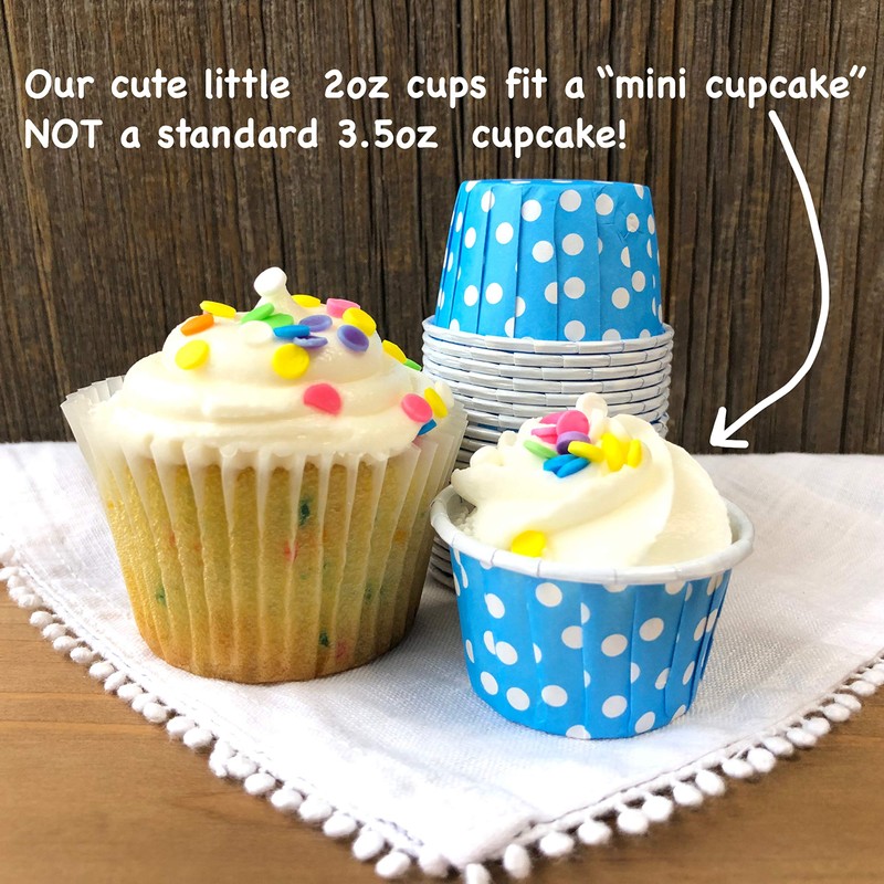 Rainbow Colors MINI Candy Nut Paper Cups - MINI Baking