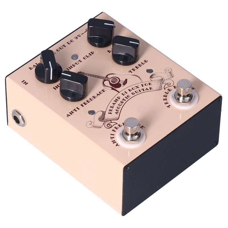 Guitar Preamp Effect Analog Stompbox Pedal Knob Control Audio Accessories