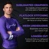 Gold BJJ Foundation Rash Guard - Ranked No-Gi and Gi