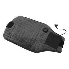 Heating Waist Wrap, Breathable Comfortable USB Heated Waist Wrap Foldable Adjustable Temperature for Outdoor (Dark Gray)