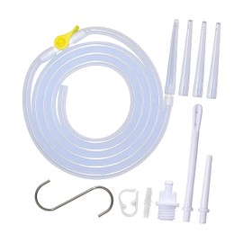 Juego Completo de Lavado intestinal Incluye un Tubo de 2 Metros, 6 Puntas y válvulas Ajustables, Manguera de Lavado para la Salud intestinal, Equipo d