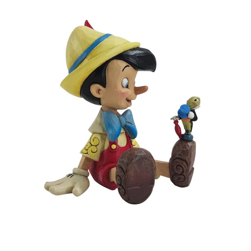 Enesco Jim Shore Pinocchio And Jiminy Sitting Figurine