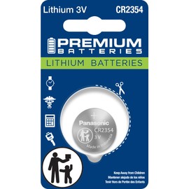 Premium Panasonic CR2354 Lithium 3V Coin Cell - Japanese Engineered High Capacity Batteries (1 Pack)