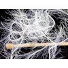White Extra Long Eyelash Yarn Ice Luxurious Fun Fur 50gr