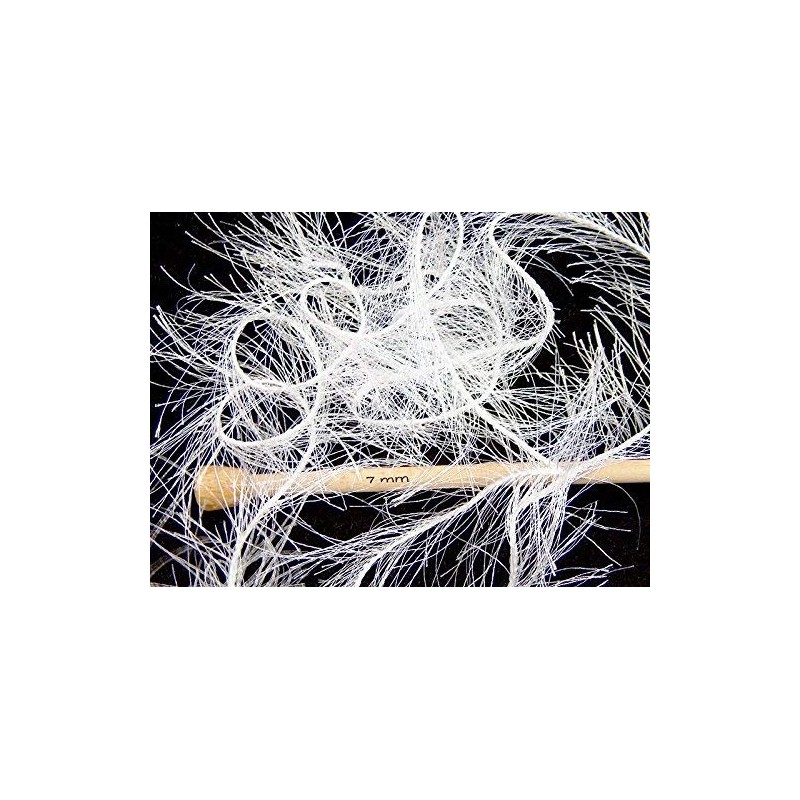 White Extra Long Eyelash Yarn Ice Luxurious Fun Fur 50gr