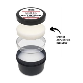 M&B Mink Oil-Tub, 6.5oz/185g, Waterproof & Conditioner