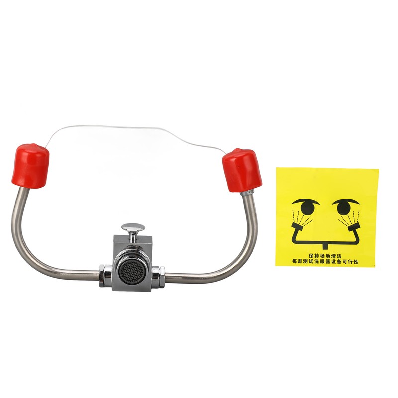 Faucet Mounted Eyewash Station Double Nozzle Emergency Eye Wash Unit