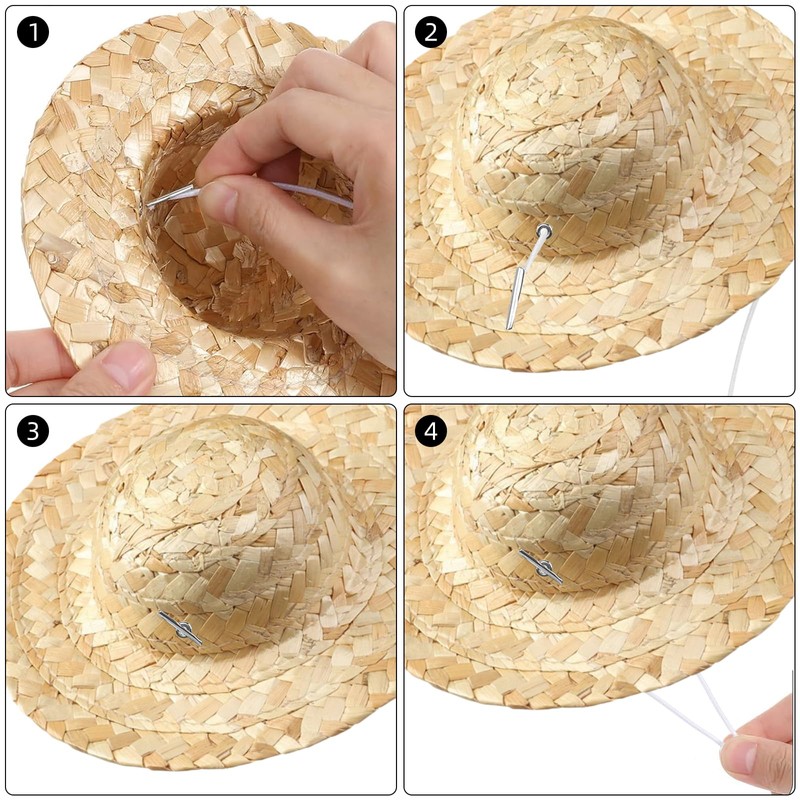 30 PCS Barbed Elastic Cords Loop Stretch Round String with