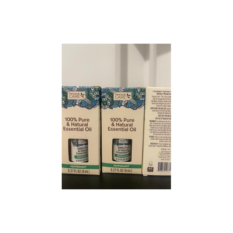 Personal Care Pure & Natural Essential Oil, Peppermint - 0.27