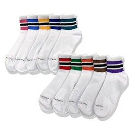 Fruit of the Loom 81197500 81197500 Men's Quarter Length Socks, 9.8 - 10.6 inches (25 - 27 cm), Fruit of the Loom Socks, Casual, Sports, Street 10 Pairs