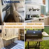 Yarssihha 16 Inch Folding Shelf Bracket, 4 Pack Heavy Duty