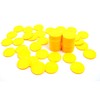 Smartdealspro 64pcs 32mm/1.26 Inch Opaque Plastic Learning Counters Disks Mini