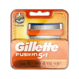 Gillette EQHTYRUZ Fusion 5-blade razor 4P -O / 질레트 EQHTYRUZ 퓨전 5중 면도날 4P -O