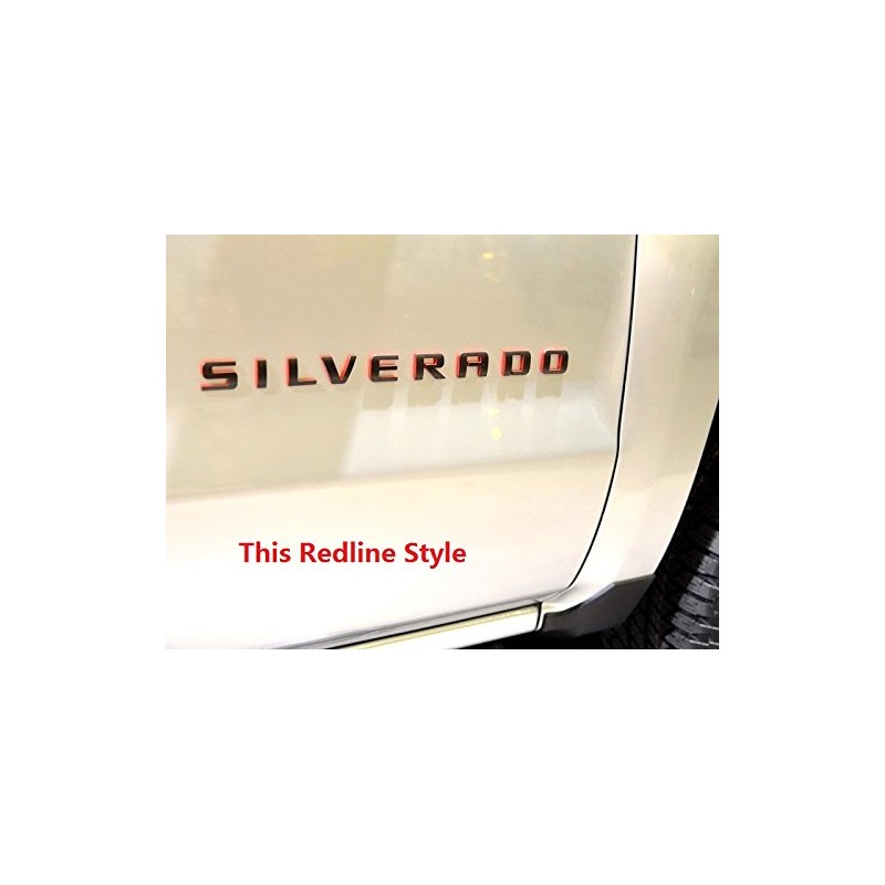 Yoaoo 1x OEM Cheyenne Redline Nameplate Emblem Badge 3D Letter
