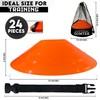 DOMTEK Footbal Cones Training for Kids – Stackable Flat Disc