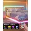 WILLED RGB LED Strip Lights, Under Bed Light Motion Activated