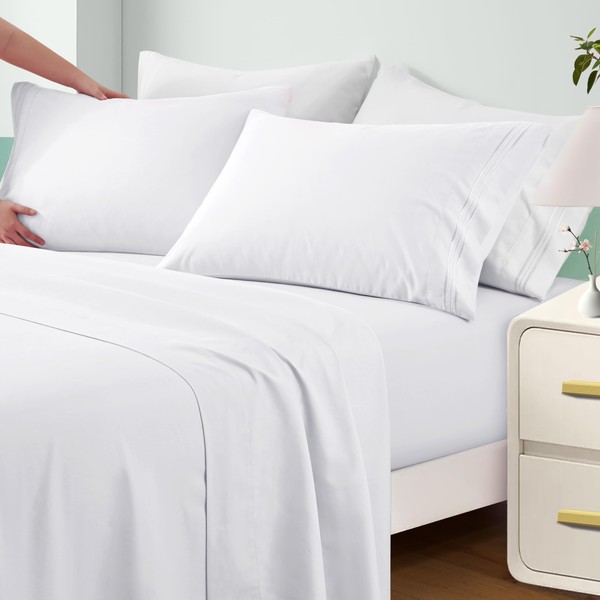 INVGEEXI Full Sheet Set - 4 Piece Microfiber Full Size