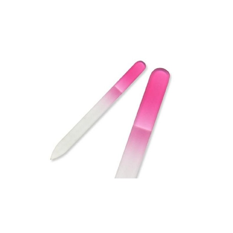 ブラジェク ガラス爪やすり 140mm 片面タイプ(ピンクグラデーション #07)