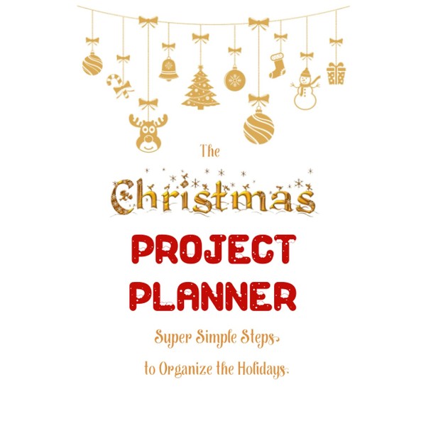 Notebook - Merry Christmas Notebook,The Christmas Project Planner, Super Simple
