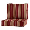 Greendale Home Fashions Outdoor Reversible 2-Piece Deep Seat Cushion Set,